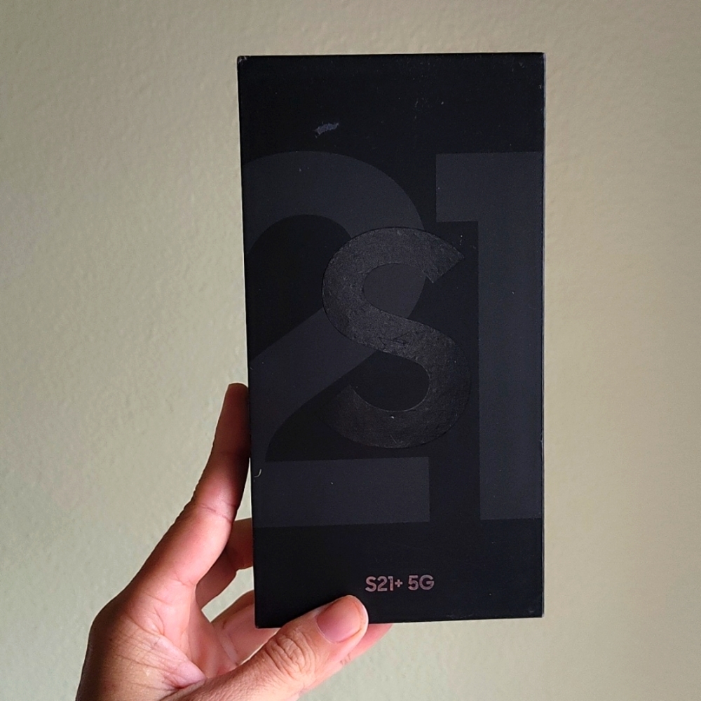 Samsun Galaxy 21 Plus 5G Phantom Black 256GB Unopened Unlocked